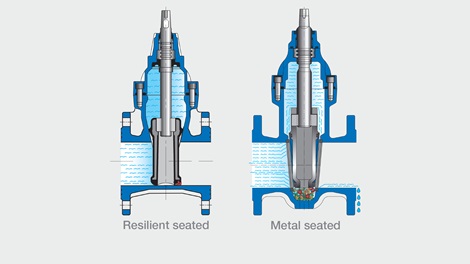 Resiliant seated vs metal seated